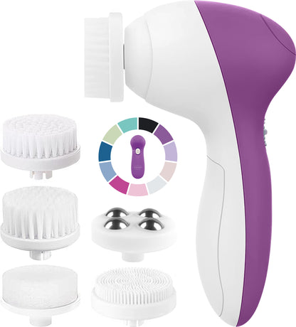 Facial brush 5 in 1 , Amethyst