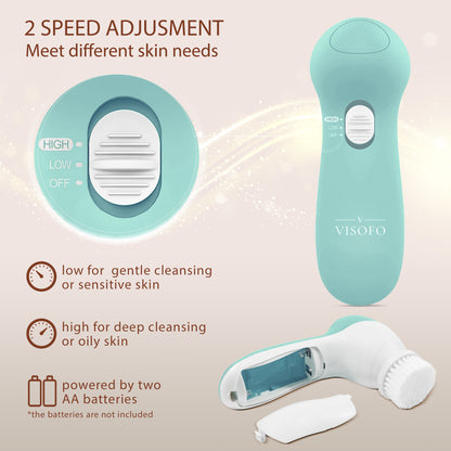 Facial brush 5 in 1, Opal